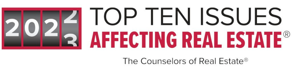 narcommercial's tweet photo. The influence of inflation and interest rates is the leading concern among members this year according to @CounselorsofRE's Top Ten Issues Affecting Real Estate®.  What are the other nine issues identified in the report? Find out here: https://t.co/MThMpxRm8h #NARCommercial https://t.co/2siRur8pIv