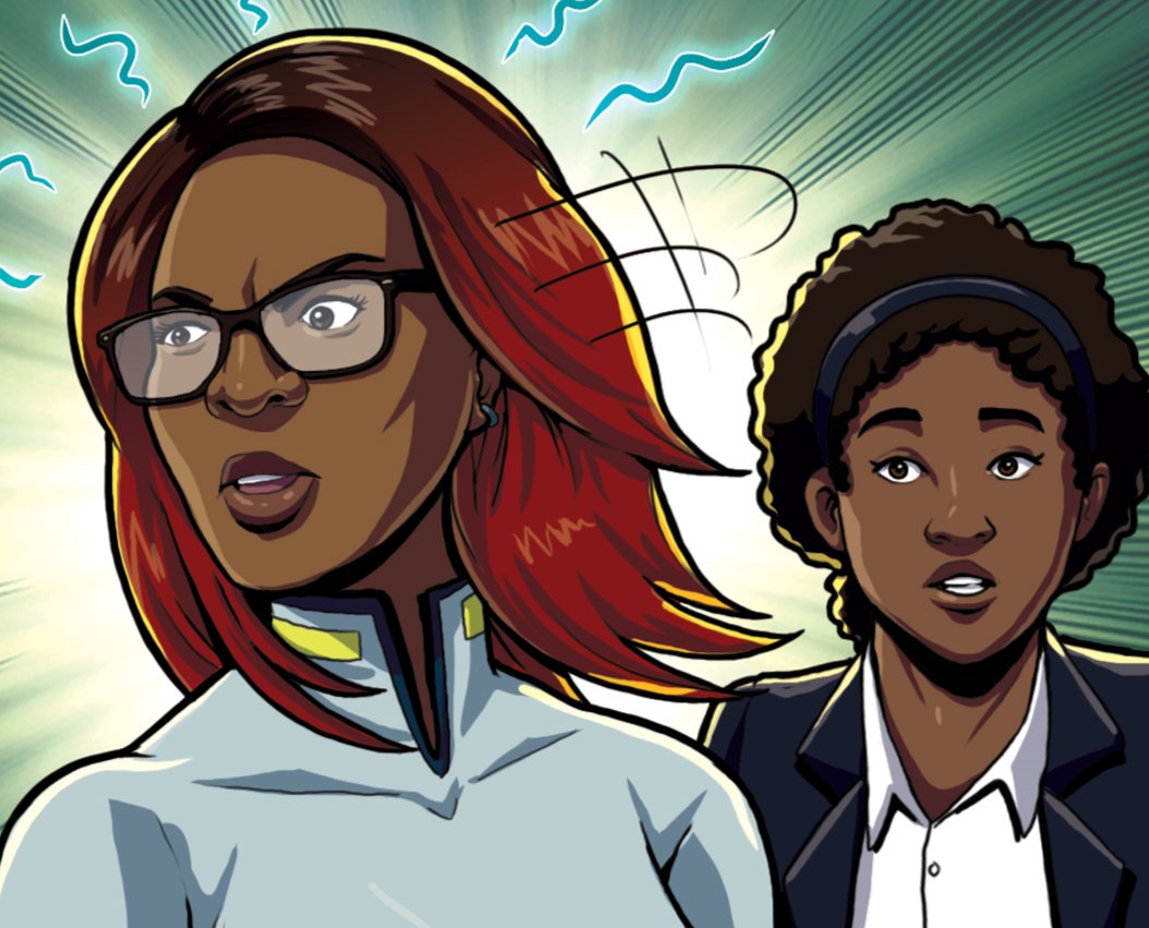 What #hominin has set off <a href="/Keneiloe/">Bones💀</a>'s Spidey sense?? 

We're excited to share that our comic funded <a href="/GenusPalaeo/">GENUS</a> will reach thousands of kids in SA thanks to the <a href="/CanHCZA/">Canada in ZA, LS, MG, MU, NA</a> who is funding a traveling and the distribution of 2,000 copies of our comic!