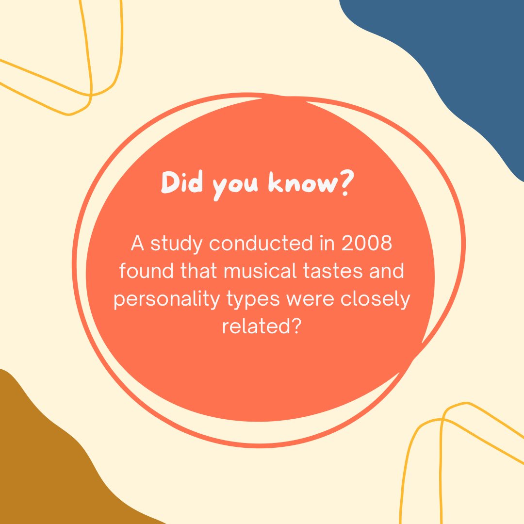 kmsa913's tweet photo. In 2008, Professor Adrian North of Heriot Watt University, Edinburgh in the UK surveyed 36,000 people from around the world and found that that musical taste and personality type were closely related! 🧐

Check out our Instagram to learn more! 
#localradio #cmesau #grandjunction https://t.co/AEvwbVcG4e