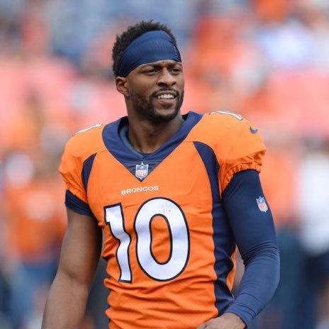 PFF's tweet photo. Emmanuel Sanders has announced his retirement from the NFL https://t.co/rDw2ylsqgI