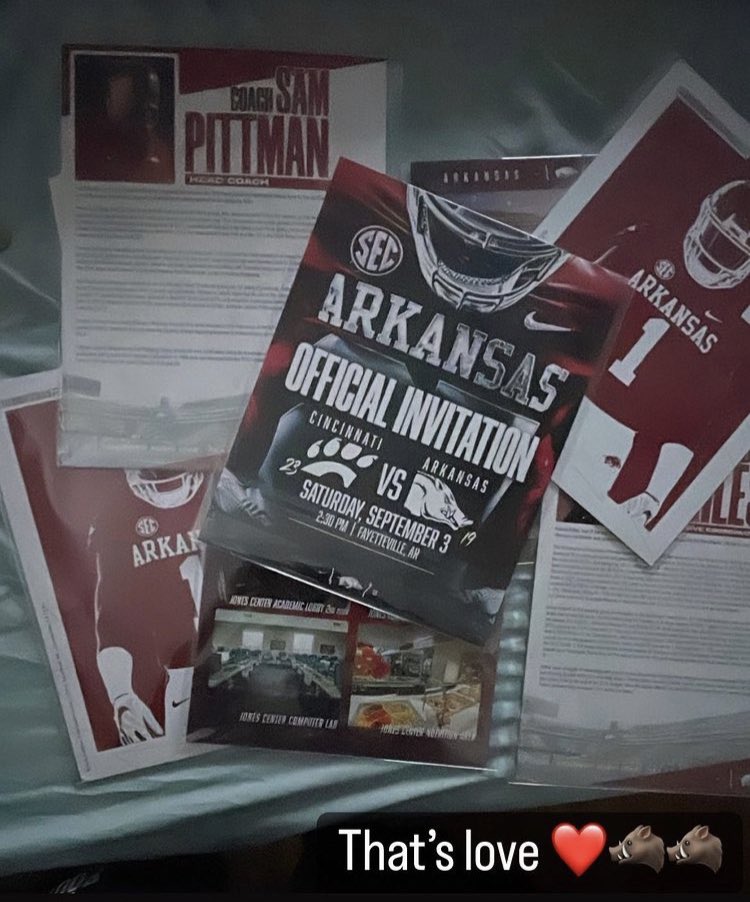 uheardof7's tweet photo. What’s up #woopigs🐗 appreciate the love and thanks for the game invite ❤️🔥!! @CoachSamPittman https://t.co/eSkvRLMzQQ