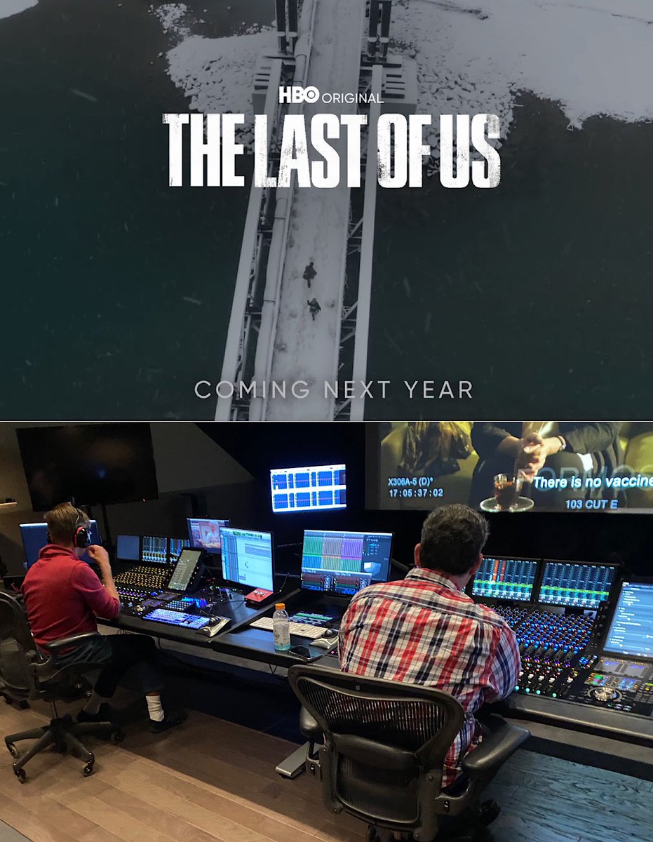 TheLastofUsNews's tweet photo. The Last of Us 
final audio mixing has started https://t.co/CwoTGhPFMv