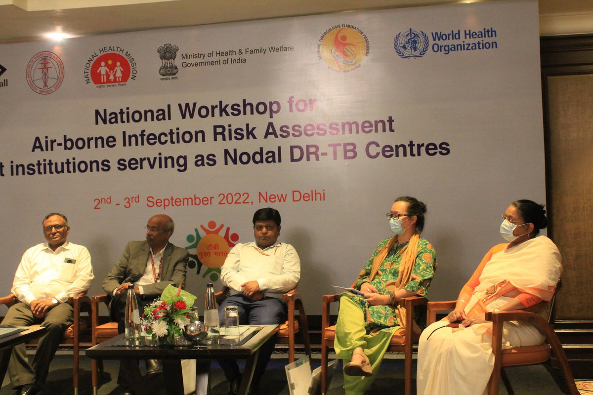 FINDdx's tweet photo. With @TbDivision and @WHOSEARO, we conducted a two-day national workshop to facilitate air-borne infection risk assessment at institutions serving as nodal #DRTB (drug resistant tuberculosis) centres across 🇮🇳. 🧵1/3 https://t.co/4ii7Yp9VUl
