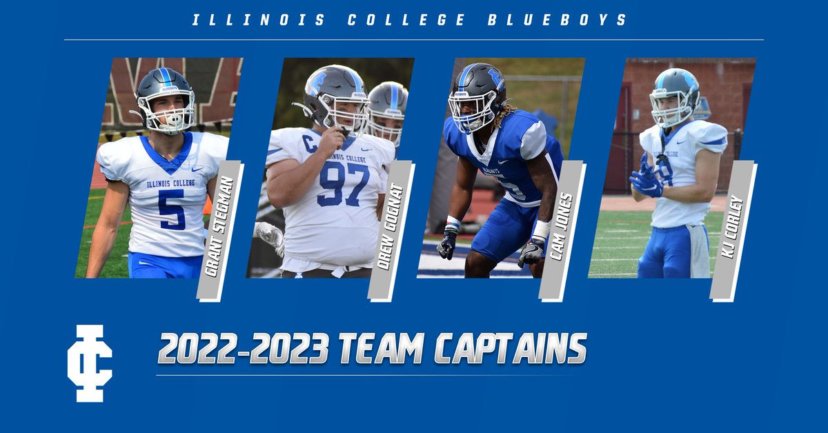 Congratulations to this season's team captains <a href="/StegmanGrant/">STEGS</a> <a href="/DrewGognat/">Drew Gognat</a> @nolimitcam0 <a href="/KJ21Wesclin/">KJ Corley</a> ! #BuiltDifferent #goblueboys