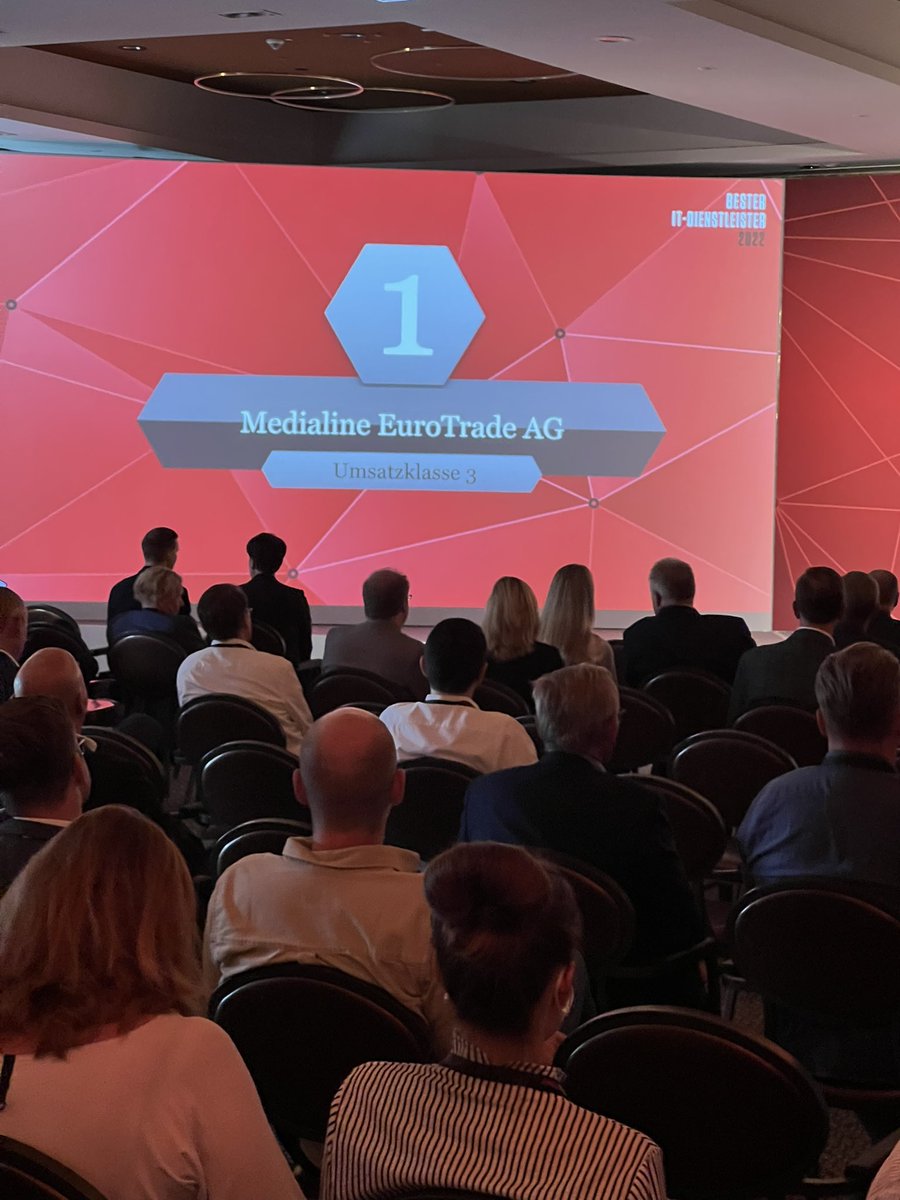 wow - yet another award-  proud to be ‚bester IT-Dienstleister 2022‘ @MedialineAG <a href="/CP_Redaktion/">ChannelPartner</a>  - #appreciation to our team and our customers. Thank you for your support and #successful Partnership