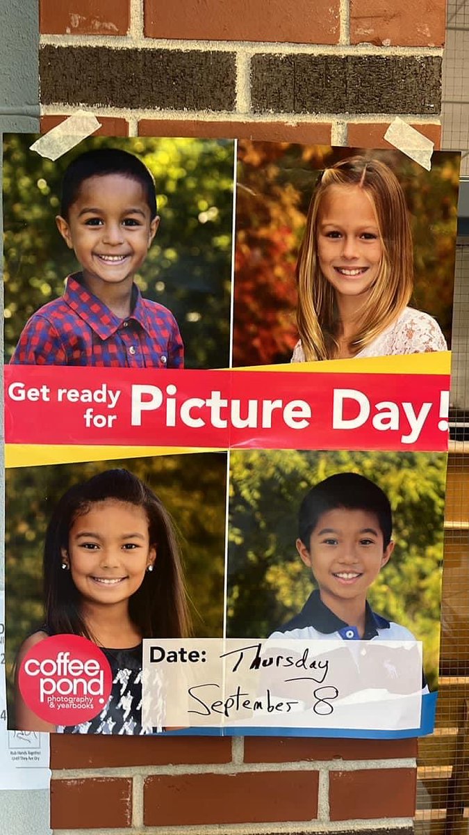 Picture Day tomorrow at RAMS. The weather forecast looks ideal, so students will be photographed outside.

coffeepond.com