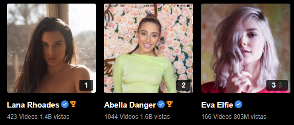#EvaElfie volvi&oacute; a recuperar su preciado puesto n&uacute;mero 3 en el ranking de #pornhub. La pelea estuve intensa<a href="/tag/evaelfie"class="tags">#EvaElfie</a><a href="/tag/pornhub"class="tags"><span>#pornhub</span></a>