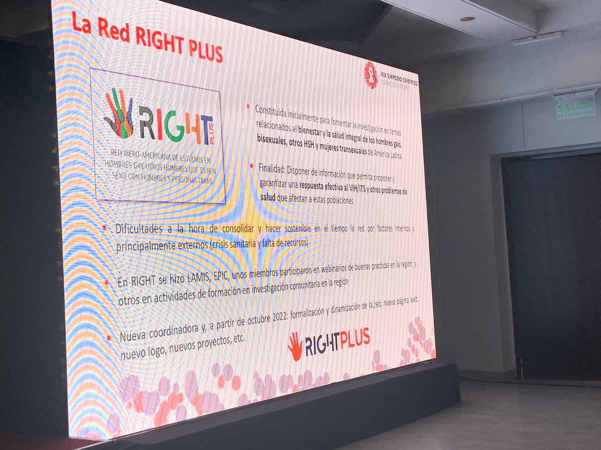 drojascastro's tweet photo. Nicolás Lorente ha presentado el proyecto #LAMIS, coordinado por @RightPlus_ durante el simposio de @FundHuesped . Invitamos a todas las ong e investigadores/as a utilizar esta mina de datos! 👩💻@ceeiscat @ValeriaStuardo @CarlosFCaceresP @mamelia2 @cinta_folch @recherche_CPLUS https://t.co/1X06kg8ypJ