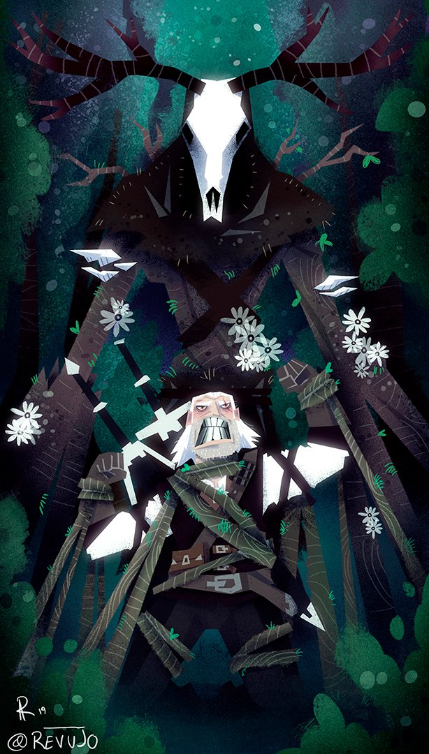 「Witcher bestiary 」|Revujoのイラスト