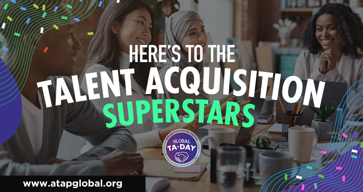 Each day, we see how hard #talentacquisition professionals work and how crucial they are to organizational success. On this #GlobalTADay, take a moment to thank and appreciate the TA superstars around you—they deserve it today, and every day.