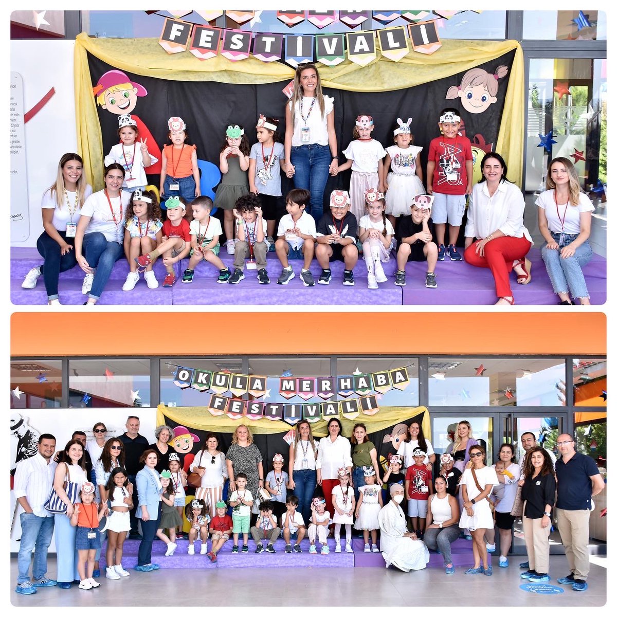 BlkBahcesehir's tweet photo. Hoşgeldiniz Turuncu ve Yeşil Sınıf💙❤️ Bağlanma temelli Oryantasyon programı olan "Okula Merhaba Festivali" ni velilerimizin ve öğrencilerimizin yoğun katılımı ile geçekleştirdik. Yolunuz açık, geleceğiniz aydınlık olsun çocuklar.🎈
#okulamerhabafestivali #heranımdabahçeşehir https://t.co/3SHwGvvobn