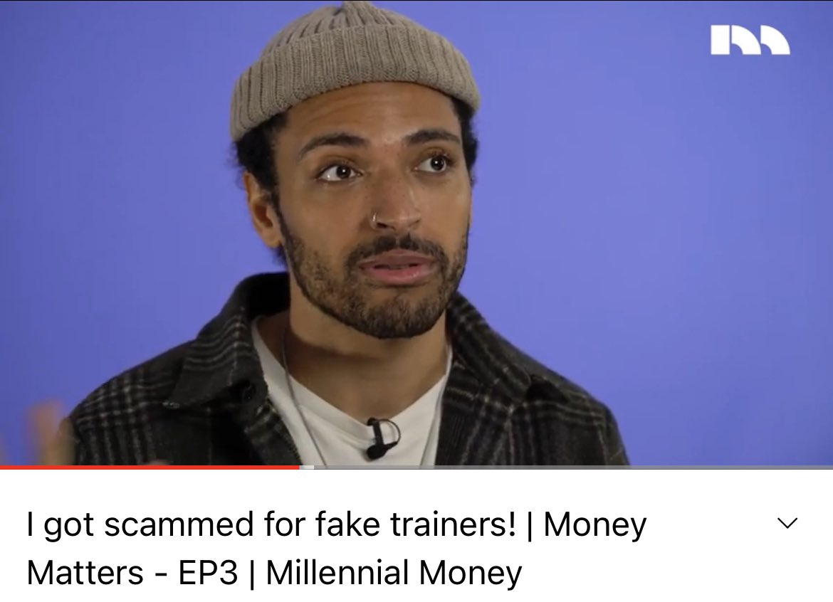 MillMoneyUK's tweet photo. Latest episode of Money Matters out now 🤩

I got scammed for fake trainers! | Money Matters - EP3 https://t.co/d3evYL6jIN https://t.co/5gLCRkparQ