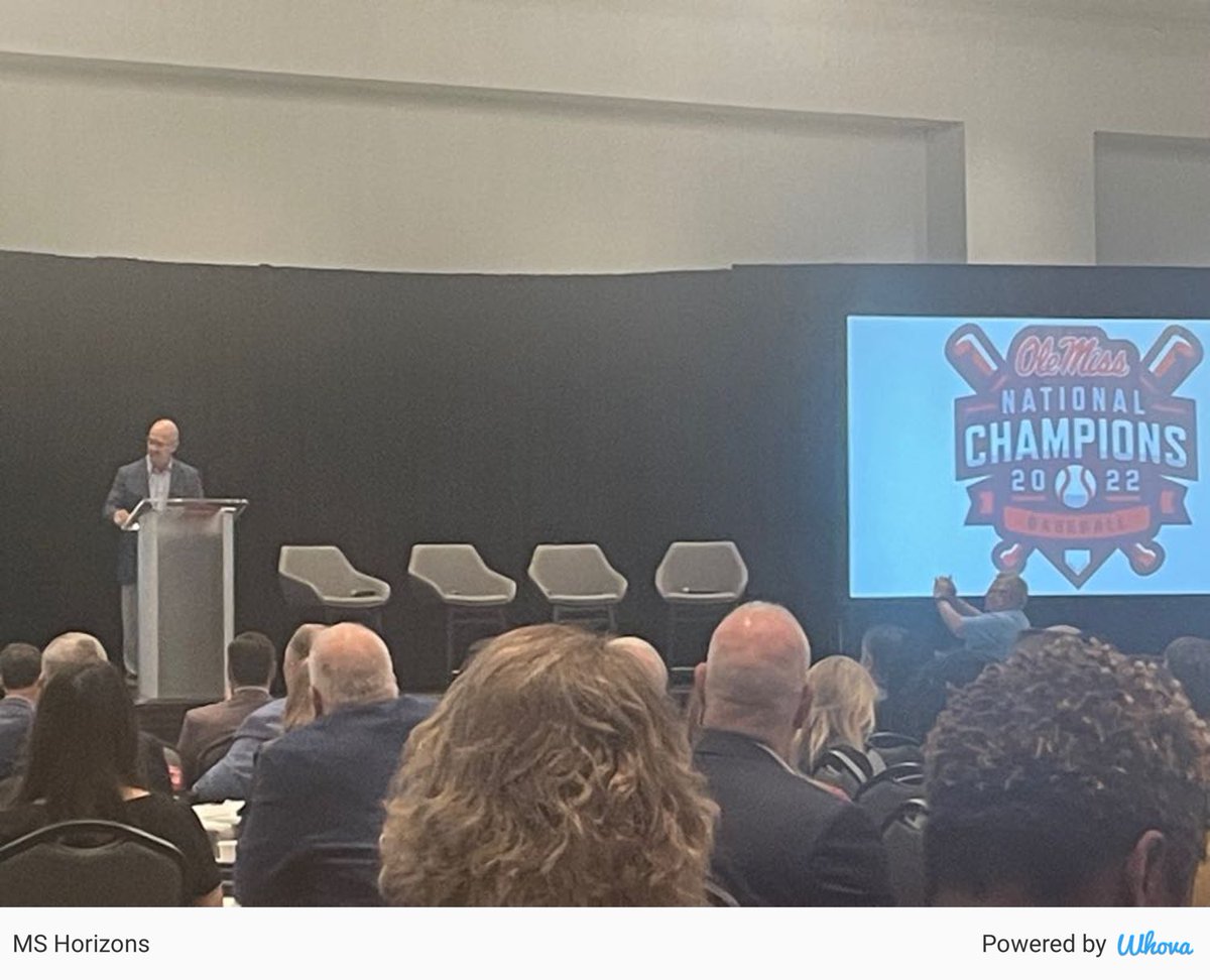 DrELHogan's tweet photo. He did recognize MSU! 🥰🐾#HailState #MSHorizons via Whova event app https://t.co/4gdDPB7lc3 #MSHorizons #AccelerateMS https://t.co/eTJcrHD8BB