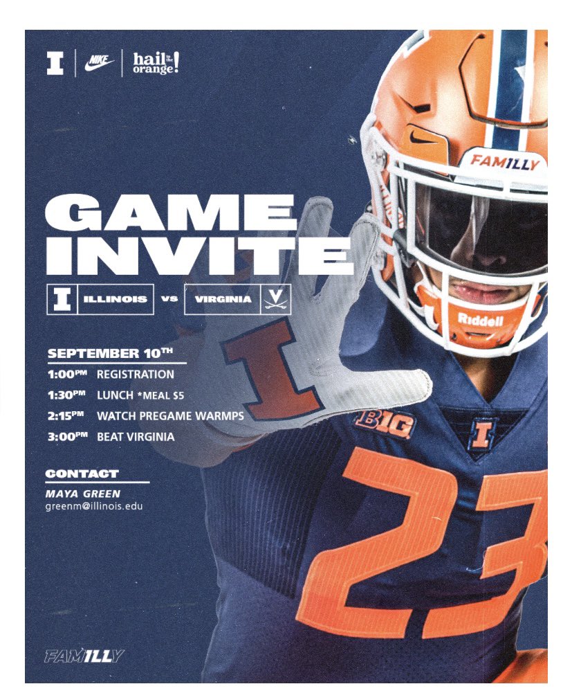 Excited to be in Champaign this weekend! Thanks to <a href="/IlliniFootball/">Illinois Football</a> for the game invite.