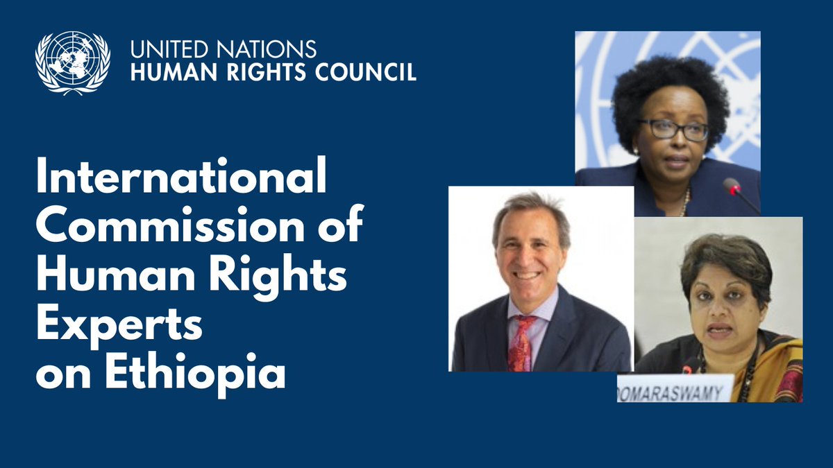 UN_HRC's tweet photo. Statement attributable to the International Commission of Human Rights Experts on #Ethiopia on the renewal of hostilities between the Government of Ethiopia and the Tigray People's Liberation Front / 7 September 2022.

READ here ▶️ https://t.co/BdqmgkdScK https://t.co/K7teuVnDr5