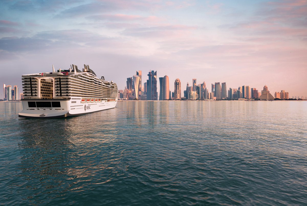 The official naming ceremony for #MSCWorldEuropa, is just over two months away! In partnership with <a href="/qatarairways/">Qatar Airways</a>, we celebrate the launch in Doha, Qatar November 13. #TheFutureOfCruising 

Visit ➡️ bit.ly/3BlN9kM