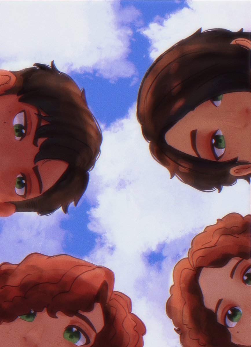 i use 90's filter and it's so prettyyy🫶🥺💖 
(they're looking at you👁)