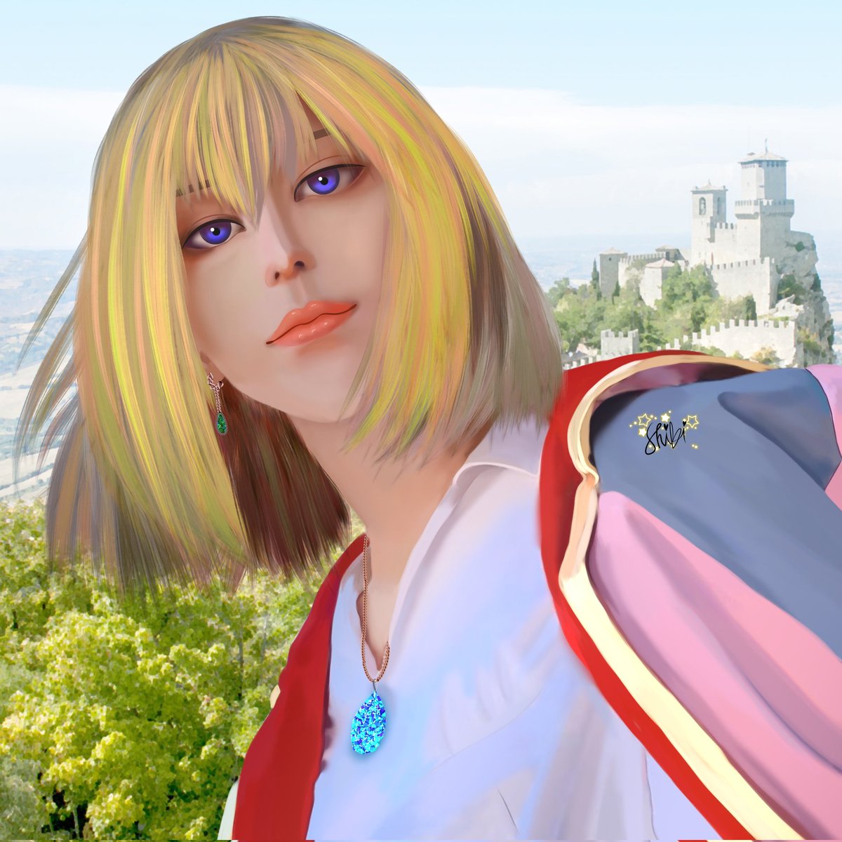 Hiii loves here's my new artwork for this month of September I hope you will like it

#artph #art #GHIBLI #ghibliart #HowlsMovingCastle #howl #artmoots