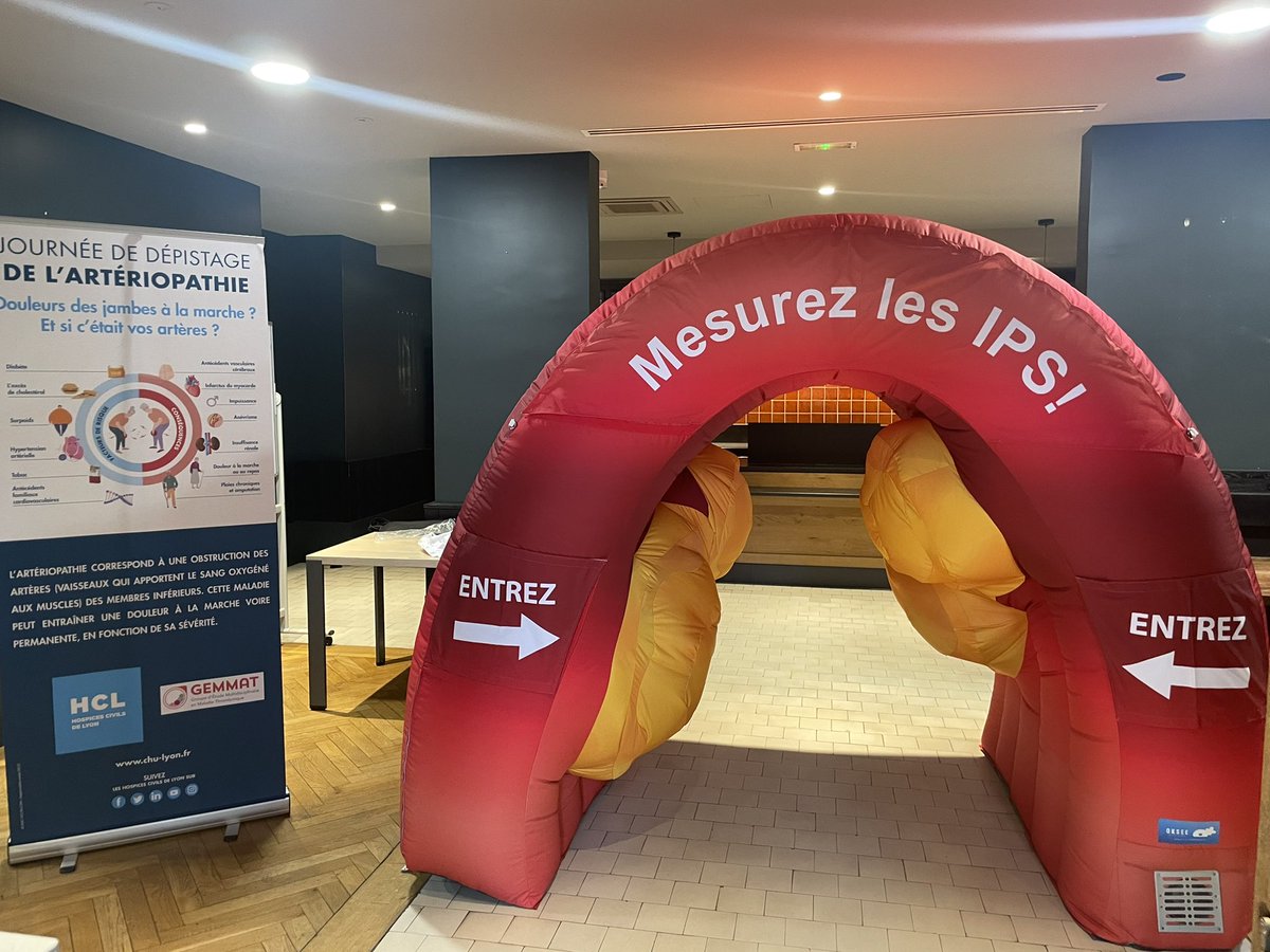 Oualala vous êtes pas prêt pour ce qu’on a préparé ‼️ A demain pour le depistage de l’artériopathie ☺️<a href="/CHUdeLyon/">HCL - Hospices Civils de Lyon</a> <a href="/g_gemmat/">GEMMAT</a> <a href="/lasfmv/">SFMV</a> et Merci @MesiFrance de participer