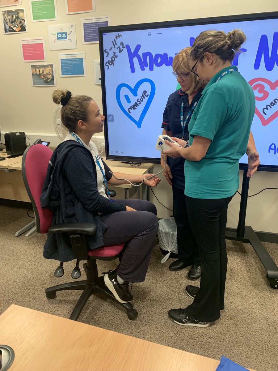 Bolton community stroke team checking our numbers