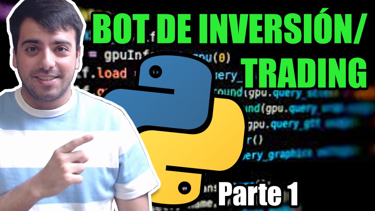 🎥 ¡Nuevo vídeo! 🎥

Hoy empezamos una nueva serie en la que desarrollaremos nuestro propio bot de inversión y trading de criptomonedas! 🚀

🔗 Enlace al vídeo: youtu.be/dnHQJ3hl3zc

🔗 Enlace al código del bot: drive.google.com/drive/folders/…