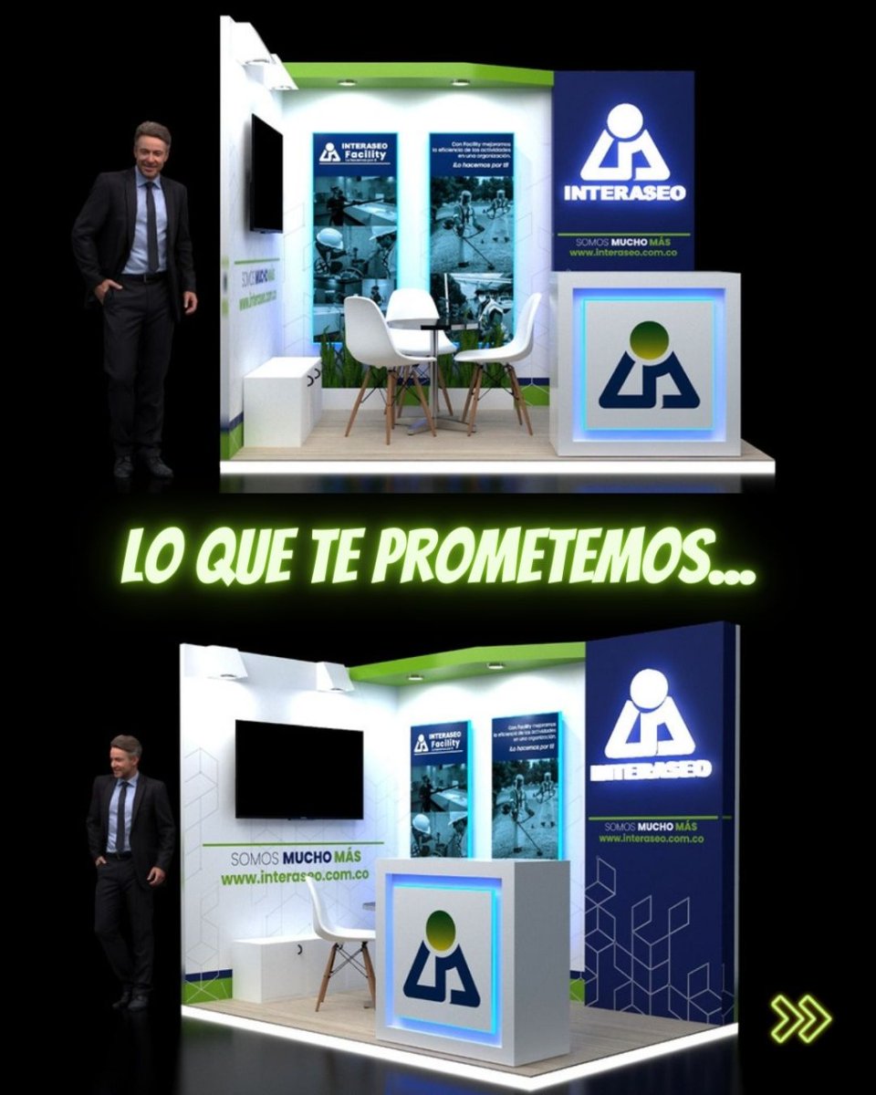 Sinergialog's tweet photo. 👉 Lo que te prometemos Vs Lo que te entregamos 💚 En Sinergia hacemos que tu marca sea la protagonista. ¡Que esperas para contactarnos! 📲 304 399 4432 

#ProduccionDeEventos #EscenografiaParaEventos #SinergiaLogistica #Stand #CreamosConCalidadYCompromiso #LogisticaInteligente https://t.co/tIKee5IwQw