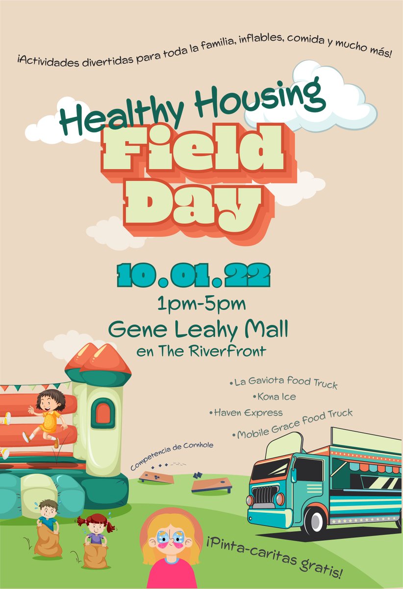 Estamos emocionados por nuestra recaudación de fondos anual en Gene Leahy Mall de <a href="/OmahaRiverFront/">The RiverFront</a>
Habra carreras de obstáculos inflables, pint caritas gratis, competencia de cornhole y comida de: La Gaviota, Kona Ice, Haven Express y Mobile Grace.

#viviendasaludableomaha