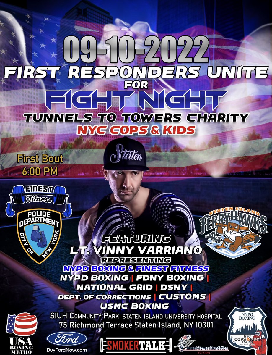 Get your tickets to this awesome charity event!! I’ll be there ringside! Thats my cuz Vin who is one of the top fights!
