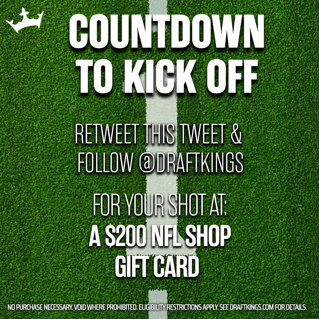 DraftKings on Twitter "🚨🚨🚨ONLY ONE DAY UNTIL NFL KICKOFF🚨🚨🚨 We're