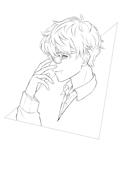 めがねぼーいさふぁいあ
彼をちゃんと描くのは初めてかもしれない 