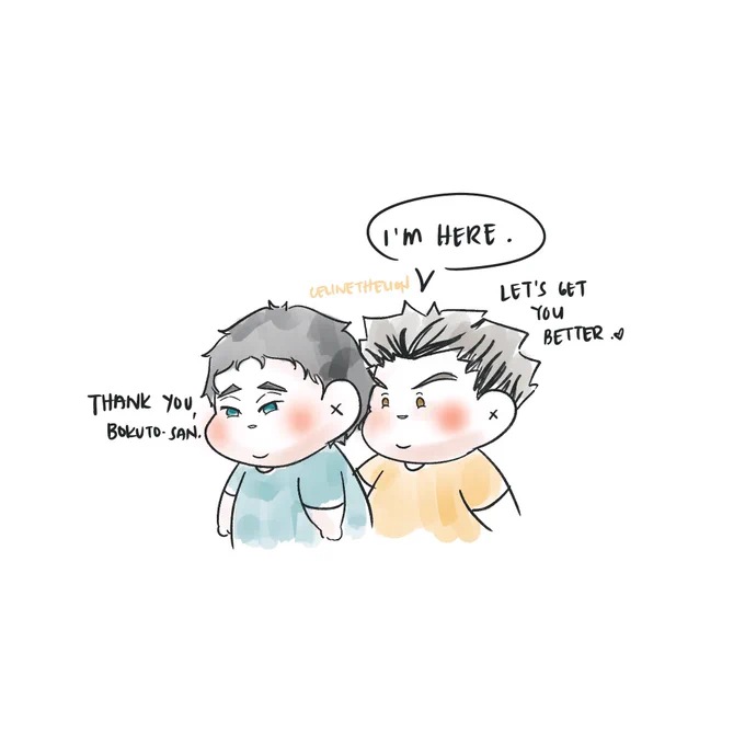 do you feel any pain, akaashi?  #BokuAka #rkgk #Haikyuu 