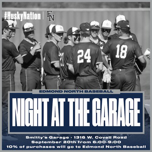 September 20th bring your family out for dinner at the Garage! Kelley and Covell