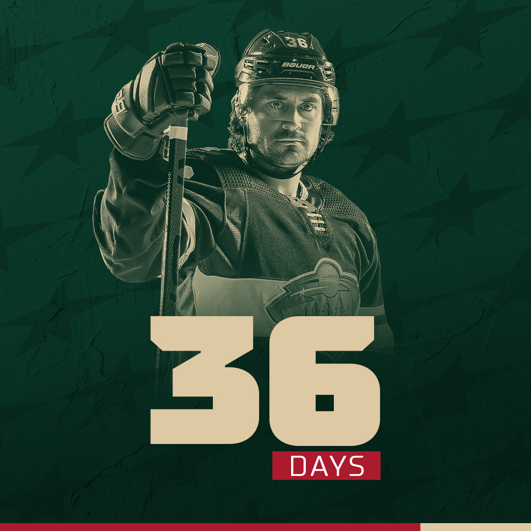 mnwild's tweet photo. Mats, Mats, Mats, Mats, Mats! Guess what day it is?! 😏

3️⃣6️⃣ days out! 

#mnwild https://t.co/HQKLagtYC6