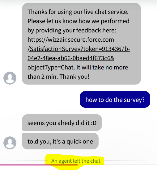 marzencja's tweet photo. @wizzair Wizzair, your agents fill out the passengers surveys, to make their service look good. How honest is that? https://t.co/fnwzvI3x9Y