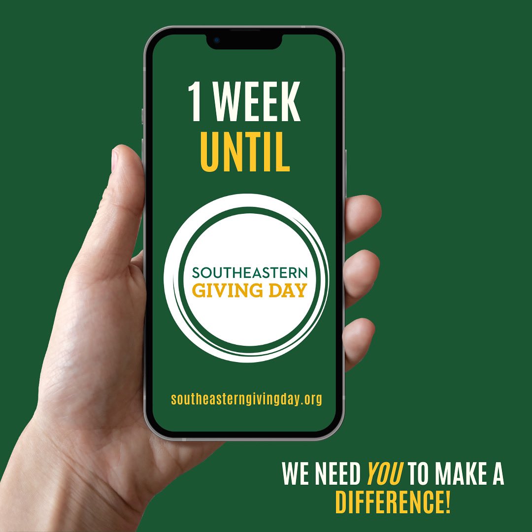 We are ONE WEEK AWAY from #SoutheasternGivingDay! On September 14th, for 24 hours you can support SLU Softball’s project for a new video board! Your donations will make a huge difference on our campus. Please #LionUp and give on 09.14.22!