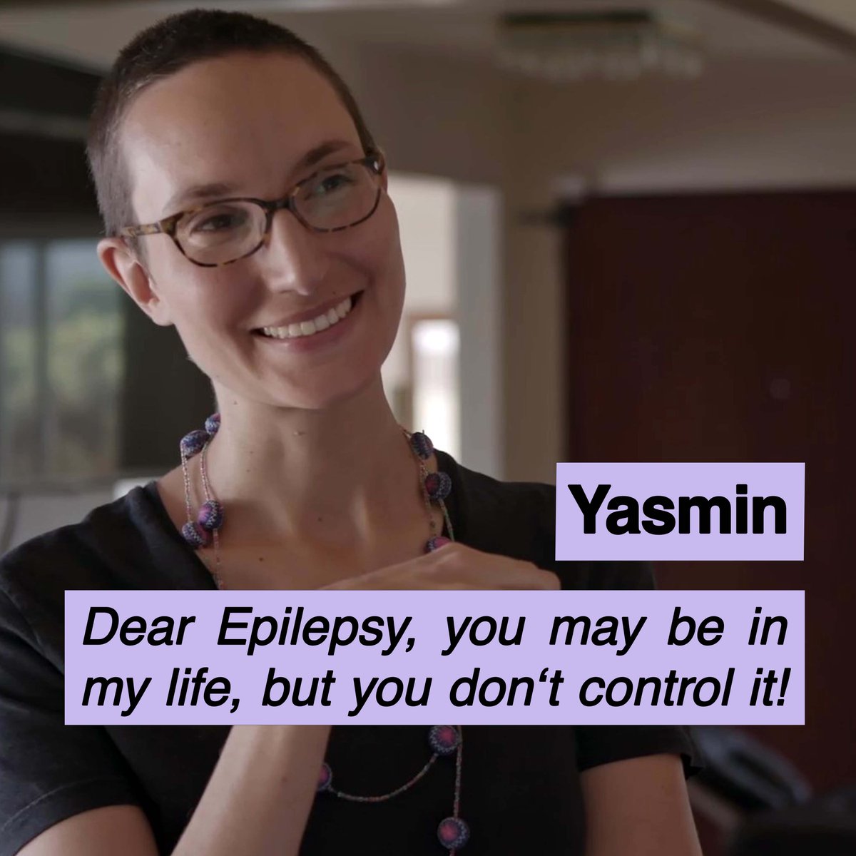 HealYourselfDoc's tweet photo. "Hey Epilepsy, just so you know, you may still be in my life, but you don't control it!" (Yasmin, diagnosed with Epilepsy)

#epilepsyawareness #epilepsystrong #epilepsyfighter #epilepsywarrior 
#epilepsyselfhelp #gohealyourself #selflove #documentary #documentaryfilm  #health https://t.co/rfMoSv6jVN