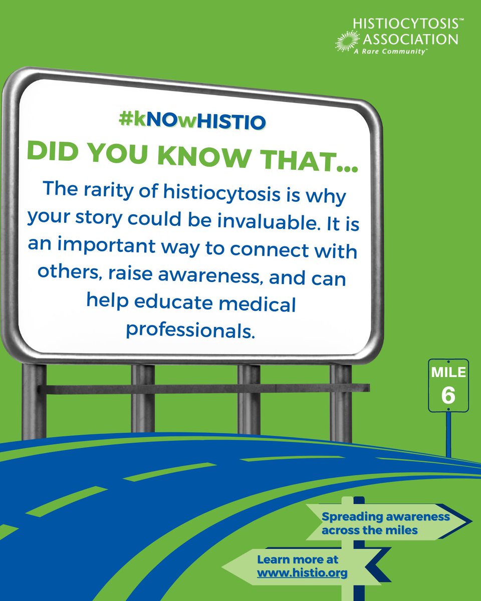 Histiocytosis's tweet photo. Do you know histio? We encourage you to share our post, or tell your own histio story to share using the link in our bio. What do you want people to know about histio and why is it important that more people know histio?

#ikNOwHISTIO #histioawareness2022 https://t.co/LB6OglZDwE