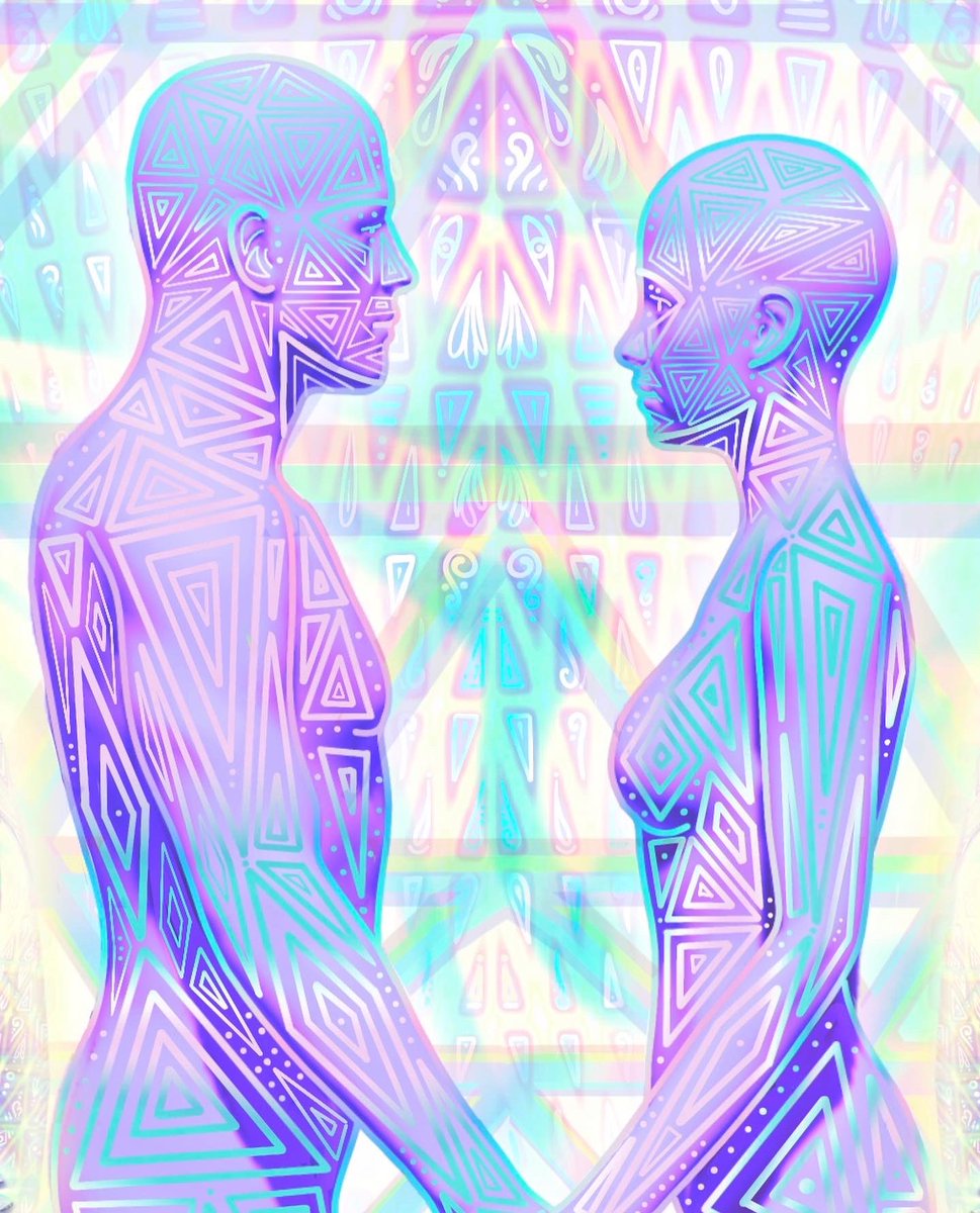 True Love is unshakable,
Magical,
Unforgettable. 
It is a vibration 
Beyond time,
Beyond distance.
It is so great
It makes the forces of nature 
Seem minuscule. julianagarcesart.com/product-catego… #love #twinflame #soulmate #visionaryart #trippyart