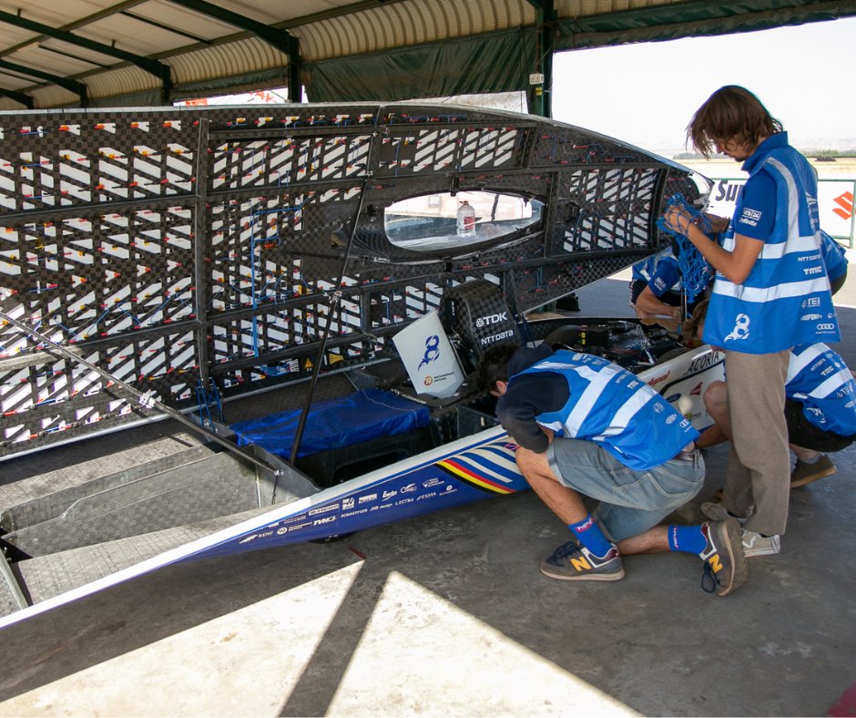 Solar_Challenge's tweet photo. Scrutineering is complete here at #RedStarRaceway! Results are out &amp; solar cars are now headed to @CarnivalCitySA to prepare for the public expo, which will take place tomorrow from 09:00 until 15:00.

Join us tomorrow to witness #STEM in real-life.

More: https://t.co/R4k1iGk6xR https://t.co/bT9CLudtlz