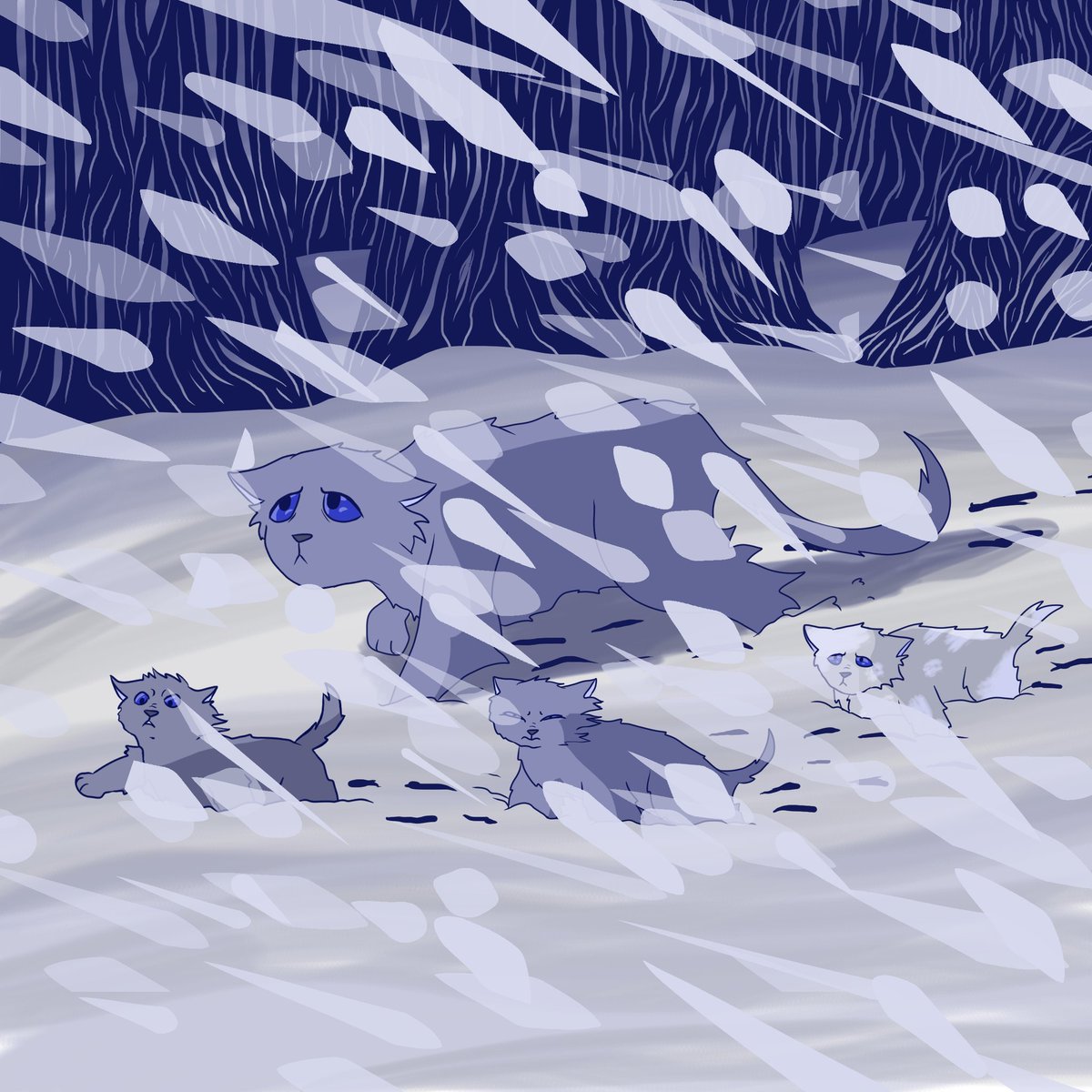 monicatpress's tweet photo. "Please, StarClan. Let this truly be the path you
wish me to follow."
#Bluestar for @warriorsbigbang's weekly challenge โ๏ธ
#mistyfoot #mistystar #stonefur #mosskit #thunderclan #riverclan #starclan #waca #wcfanart #warriorcats #wcotw #wotw #weeklywc https://t.co/RSlRKVfNVT