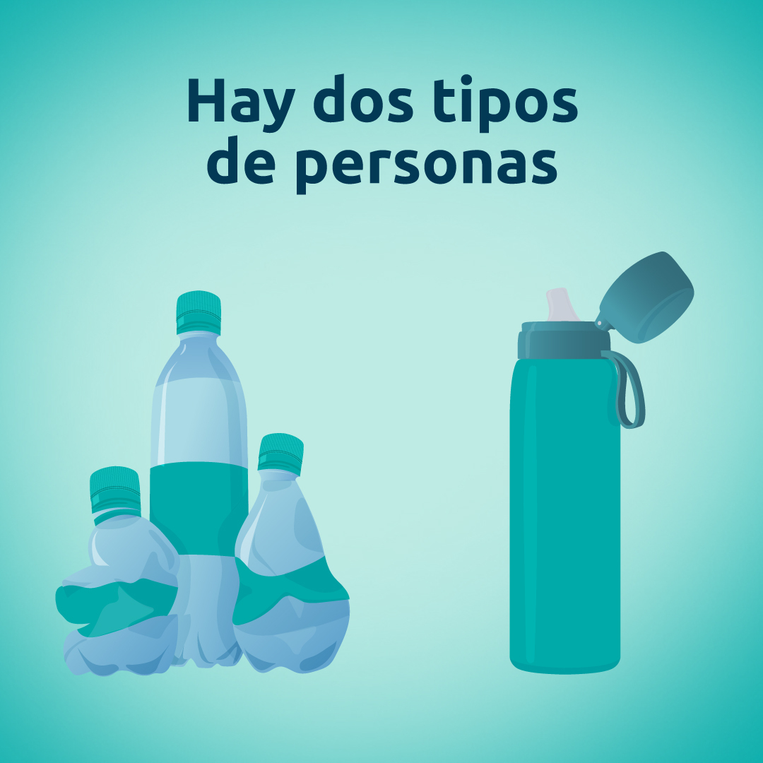 ¿Qué tipo de persona eres tú? 💧🤔⁠ #agua #aguaembotellada #aguadelgrifo #aguafiltrada #tappwater