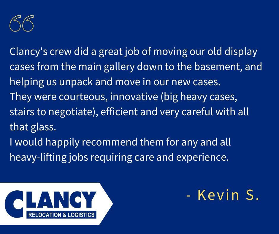 clancymoving's tweet photo. We understand how important your unique and fragile items are to you. That is why we take extra time planning, prepping, and executing every move we do! 

We always appreciate hearing from previous customers about their experience with us. ⭐⭐⭐⭐⭐ https://t.co/yXonmbI1i3