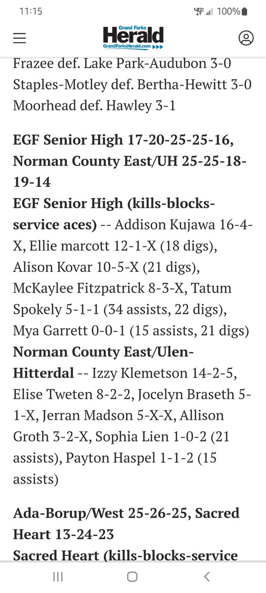 Way to pound the ball <a href="/AddiKujawa/">Addison Kujawa</a> !