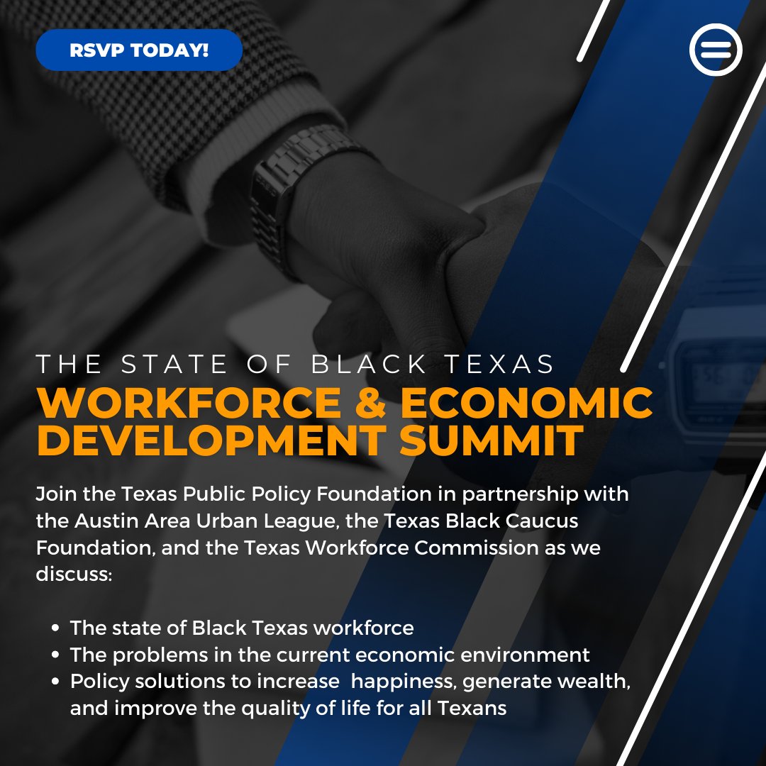 AAULTX's tweet image. PLEASE JOIN US as we discuss the state of Black Texas workforce this FRIDAY, 9/9. To RSVP, visit aaul.org or click the link below.

eventbrite.com/e/the-state-of…

#WorkforceDevelopment #EcomomicDevelopment #StateOfBlackTexas #TexasPublicPolicy #AAUL #AustinTX #ATX