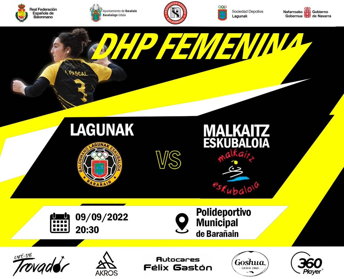 Balonmano LAGUNAK Eskubaloia tweet media