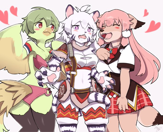 【※ケモ化】魅惑のモフモフ
#モンはれあーと #ケモン娘は~れむ