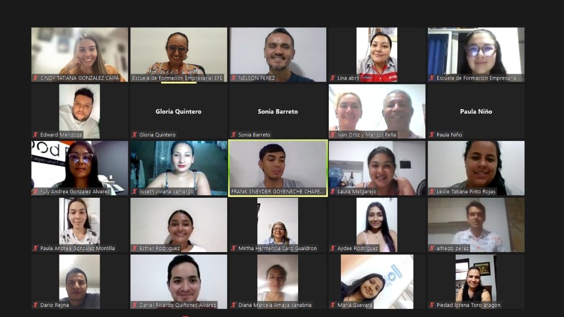 somoslaefe's tweet photo. Con 66 participantes y el profe Nelson #anoche dimos inicio al taller: "Estrategias para conquistar al cliente" ruta de aprendizaje de #MartesExpress
Gracias por hacer parte de nuestras capacitaciones
#SomosEFE #talleres #virtuales #sincosto https://t.co/v41QMFbDKn