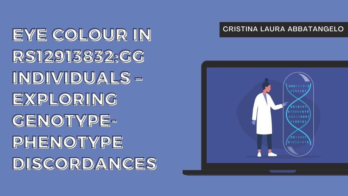 cristina_abba95's tweet photo. Starting the new school year feeling excited for my first in-poster poster presentation of my PhD at #ISHI33!  I will be presenting a GWAS exploring eye colour in a Canadian dataset.  Looking forward to meeting other attendees! https://t.co/w6OzaHsGQz