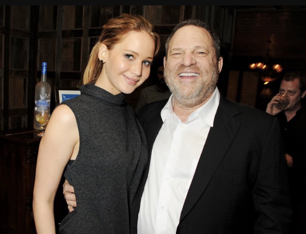 kaymaclever's tweet photo. Has nightmares about Tucker Carlson (because he says things), but cozies up to Harvey Weinstein. https://t.co/mcslrx2JVZ https://t.co/vFfut6RAS3