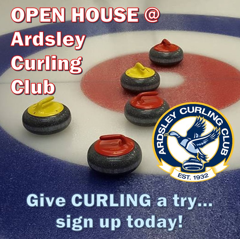 📣 ICYMI... Our first Open House session is on Sunday, October 2nd from 3-5:30 PM! Come on down to check out our newly painted home, meet our volunteers, and learn more about curling! Details👇 eventbrite.com/e/open-house-a… @GNCC_curling #curling #fun #growthegame 🥌🧹
